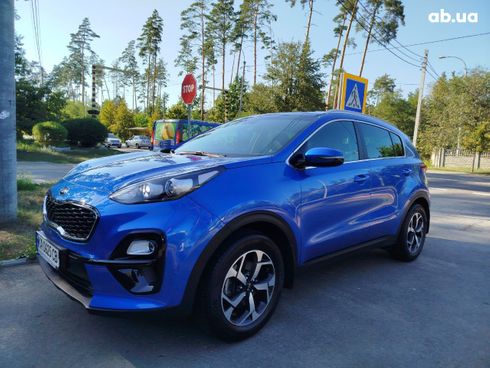 Kia Sportage 2020 голубой - фото 3