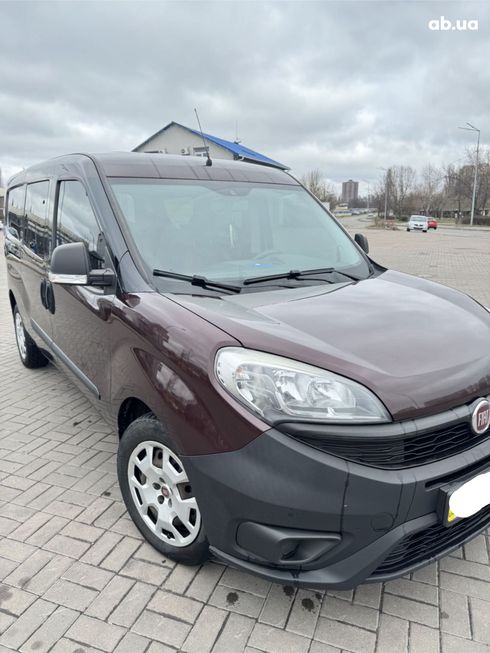 Fiat Doblo 2016 вишневый - фото 2