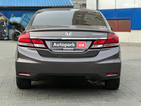 Honda Civic 2014 коричневый - фото 10