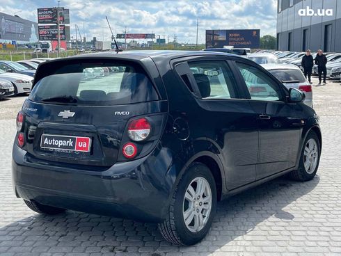 Chevrolet Aveo 2011 черный - фото 5