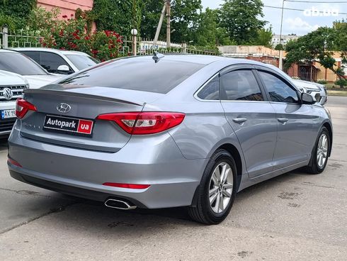 Hyundai Sonata 2015 серый - фото 13