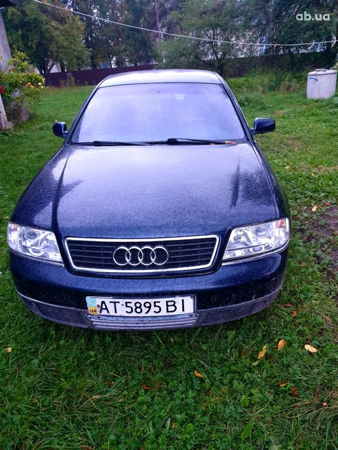 Audi A6 1998 синий - фото 1