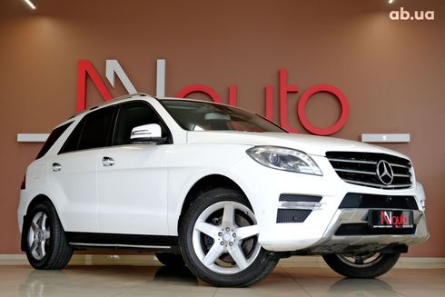 Mercedes-Benz M-Класс 2014 белый - фото 4