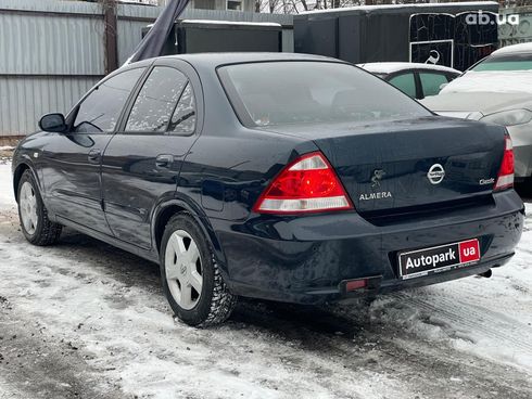 Nissan Almera 2007 синий - фото 8