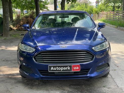 Ford Fusion 2013 синий - фото 2