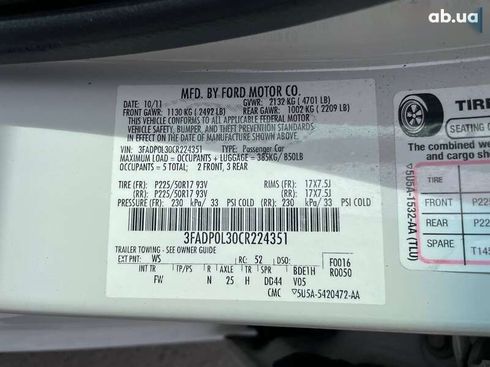 Ford Fusion 2011 - фото 10