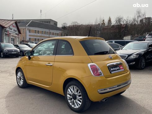 Fiat 500 2014 желтый - фото 11