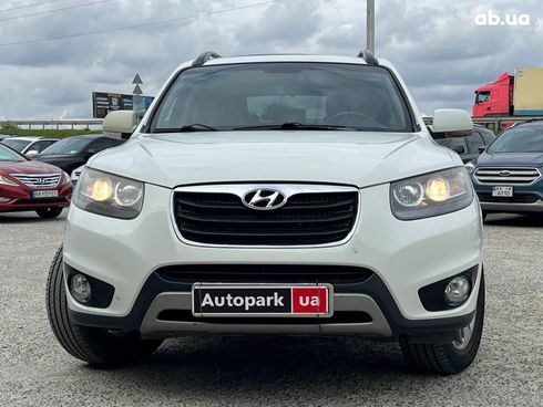Hyundai Santa Fe 2012 белый - фото 2