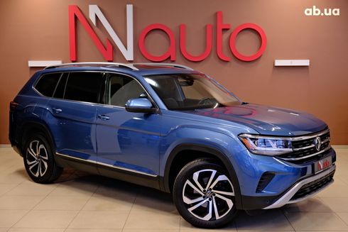 Volkswagen Atlas 2020 синий - фото 4