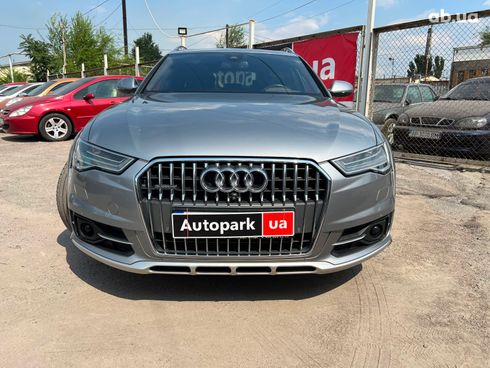 Audi a6 allroad 2015 серый - фото 9