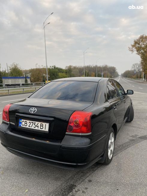 Toyota Avensis 2006 черный - фото 4