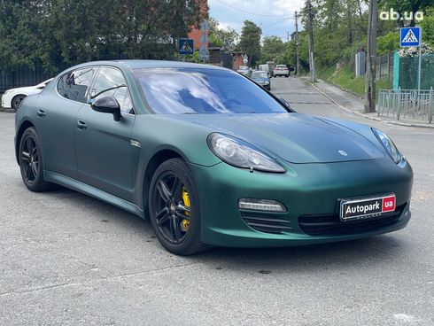 Porsche Panamera 2010 зеленый - фото 3