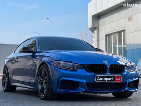 BMW 4 серия 2015 синий - фото 3