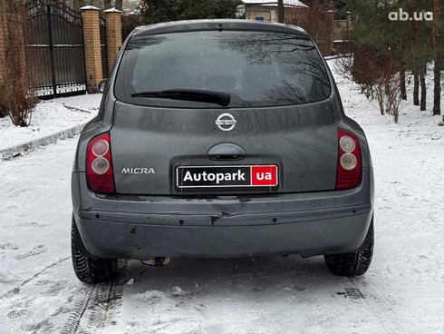 Nissan Micra 2006 серый - фото 6