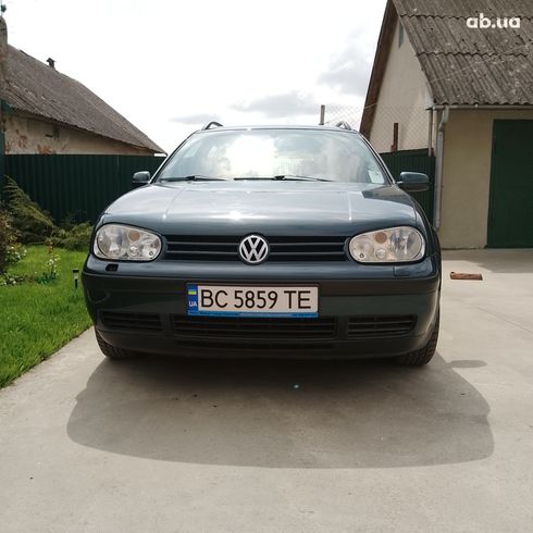 Volkswagen Golf 2001 зеленый - фото 5