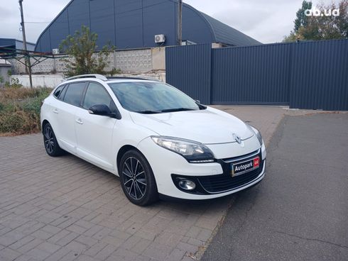 Renault Megane 2012 белый - фото 3