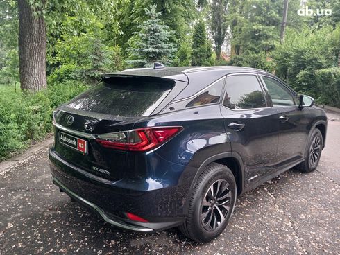 Lexus rx 450 h 2020 синий - фото 4