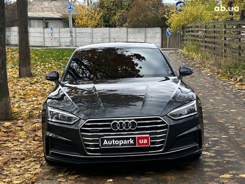Audi A5 2017 серый - фото 2