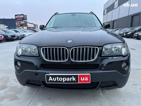 BMW X3 2009 черный - фото 2