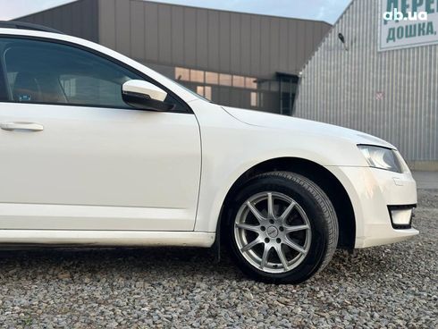 Skoda octavia a7 2014 белый - фото 16