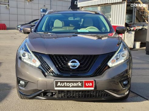 Nissan Murano 2016 коричневый - фото 2