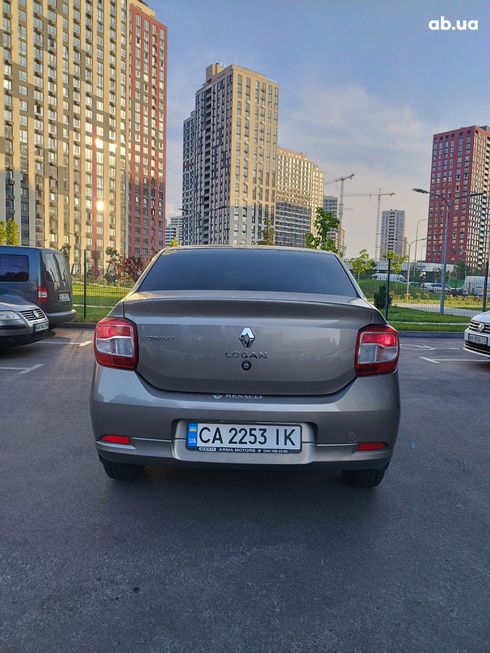 Renault Logan 2014 бежевый - фото 3