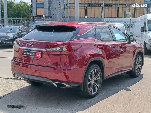 Lexus RX 2017 красный - фото 8