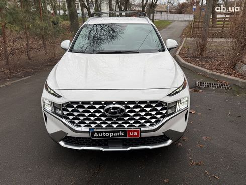 Hyundai Santa Fe 2021 белый - фото 3