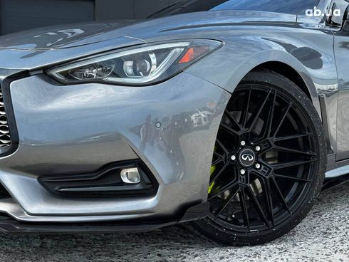 Infiniti Q60 2018 серый - фото 4