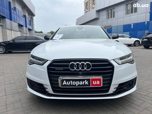 Audi A6 2016 белый - фото 2