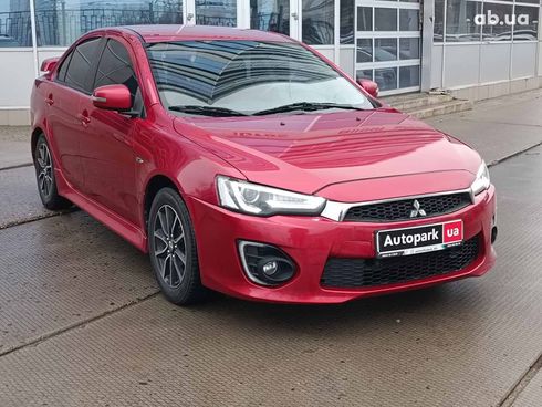 Mitsubishi Lancer 2016 красный - фото 5