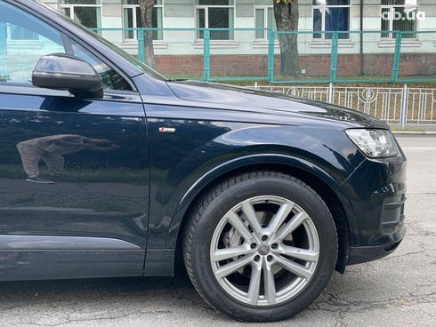 Audi Q7 2017 синий - фото 4