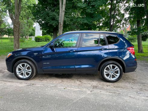 BMW X3 2016 синий - фото 16