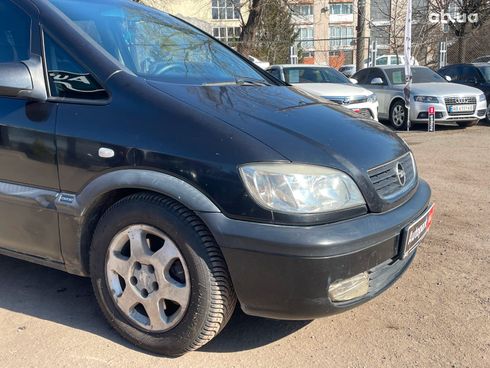 Opel Zafira 2002 черный - фото 14