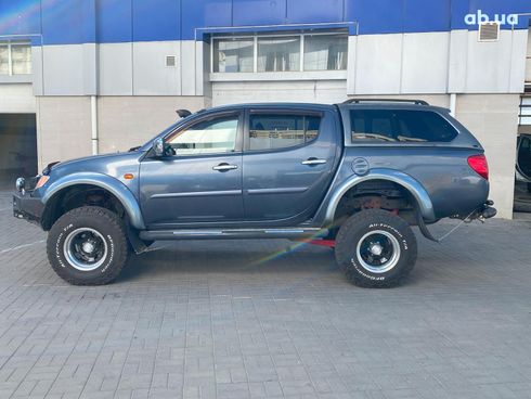 Mitsubishi l 200 2007 серый - фото 7