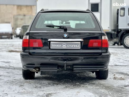 BMW 5 серия 2001 черный - фото 6