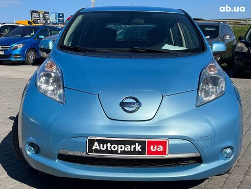 Nissan Leaf 2014 синий - фото 6