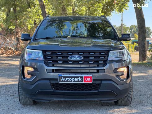 Ford Explorer 2017 серый - фото 7