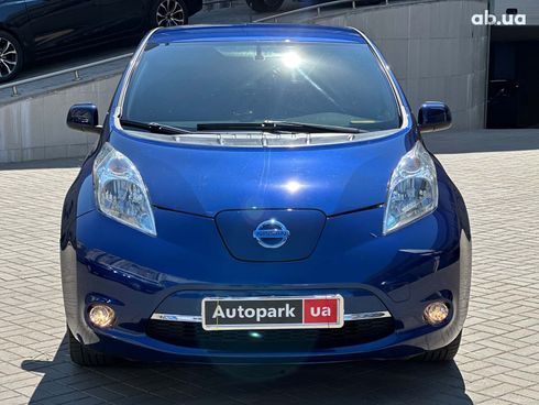 Nissan Leaf 2017 синий - фото 2