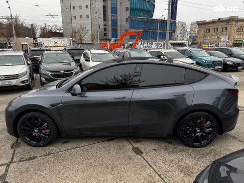 Tesla Model Y 2021 серый - фото 6