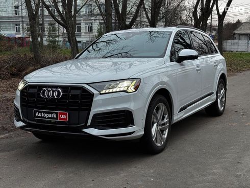 Audi Q7 2023 белый - фото 4