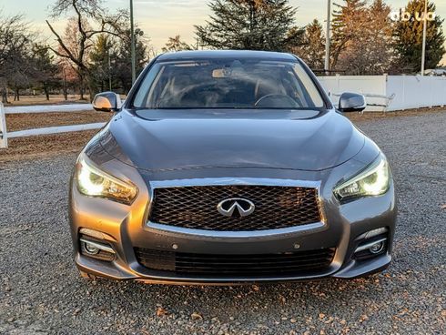 Infiniti Q50 2015 серый - фото 2