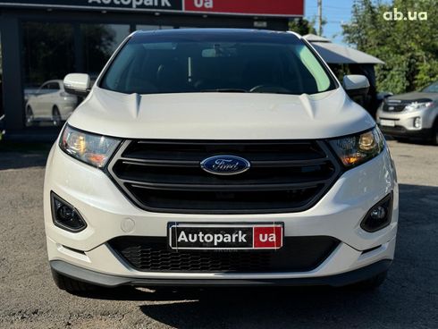 Ford Edge 2018 белый - фото 4