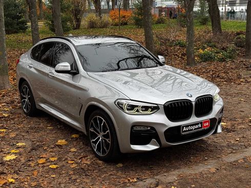 BMW X4 2019 серый - фото 3