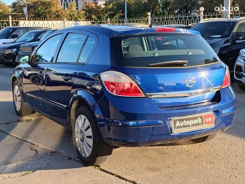 Opel Astra 2006 синий - фото 11