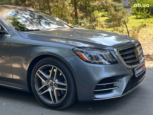 Mercedes-Benz S-Класс 2018 серый - фото 4