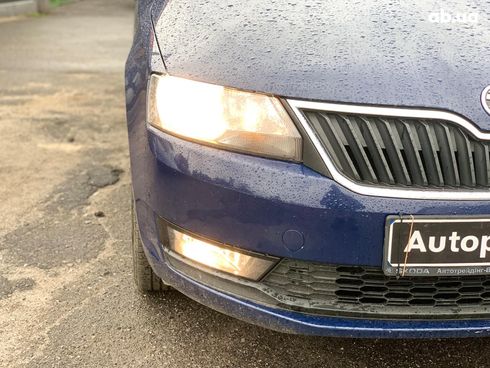 Skoda Rapid 2018 синий - фото 10