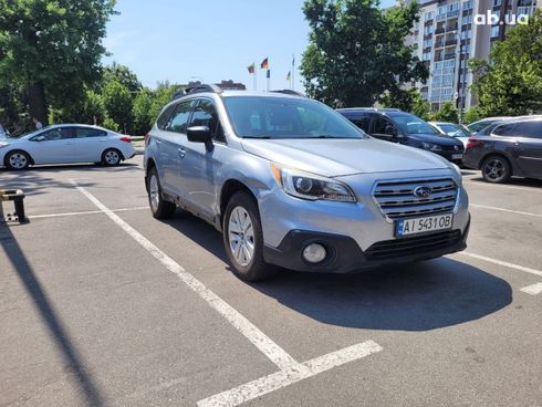 Subaru Outback 2015 серебристый - фото 4
