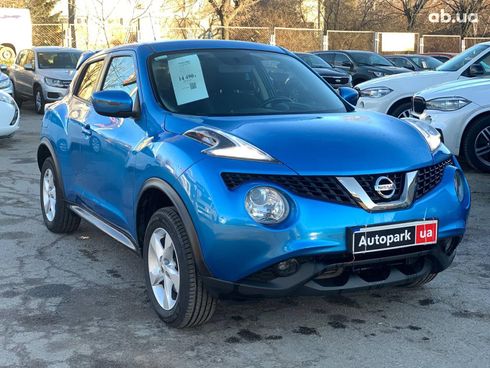 Nissan Juke 2019 синий - фото 3