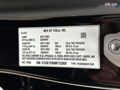 Tesla Model 3 2022 - фото 24